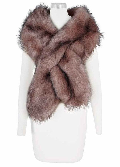 Pawzc Sincerity Faux Fur Wrap Pawzc Sincerity Faux Fur Wrap