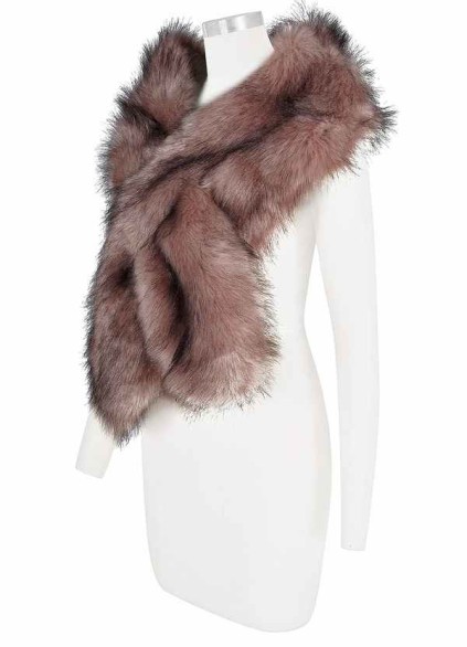Pawzc Sincerity Faux Fur Wrap Pawzc Sincerity Faux Fur Wrap