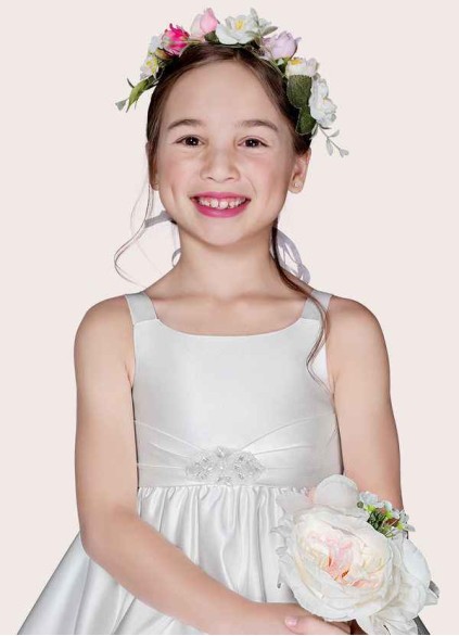 Pawzc Tavia Flower Girl Dress