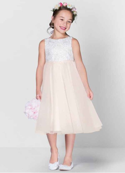 Pawzc Udara Flower Girl Dress