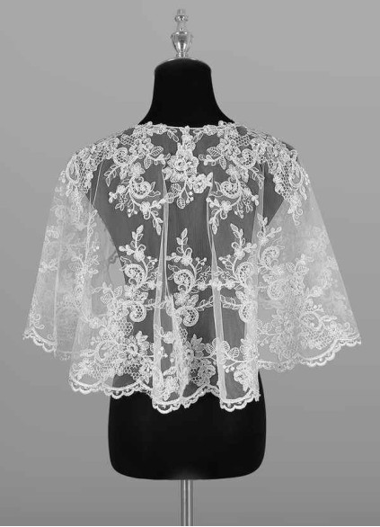Pawzc Hephzibah Lace Tulle Wrap
