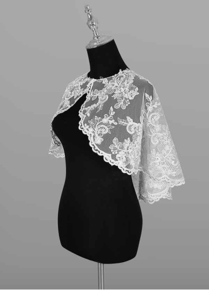 Pawzc Hephzibah Lace Tulle Wrap
