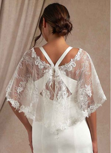 Pawzc Hodesh Lace Tulle Wrap