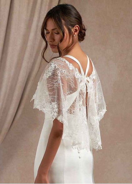 Pawzc Hodesh Lace Tulle Wrap Pawzc Hodesh Lace Tulle Wrap