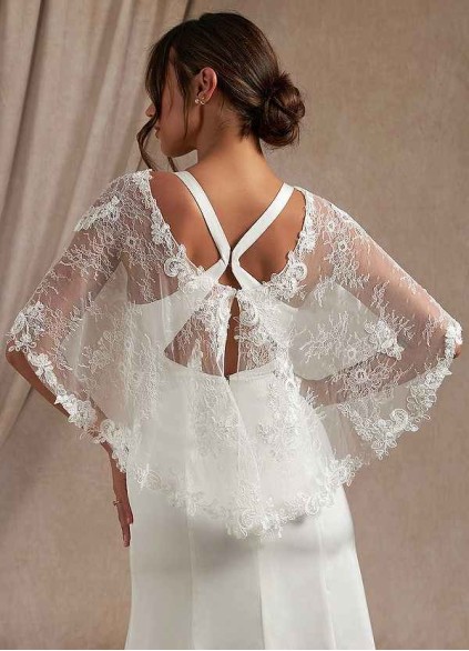 Pawzc Hodesh Lace Tulle Wrap Pawzc Hodesh Lace Tulle Wrap