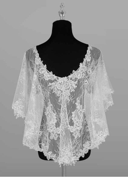 Pawzc Hodesh Lace Tulle Wrap Pawzc Hodesh Lace Tulle Wrap