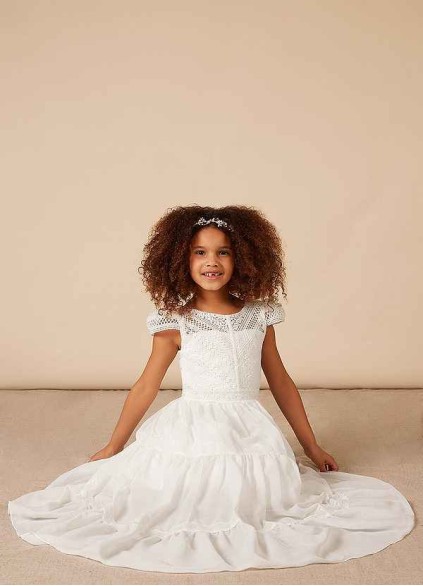 Pawzc Evan Flower Girl Dress