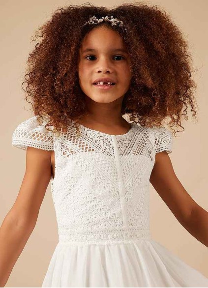 Pawzc Evan Flower Girl Dress