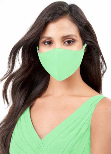 Pawzc Non-Medical Matte Satin Reusable Face Mask With Adjustable Loop