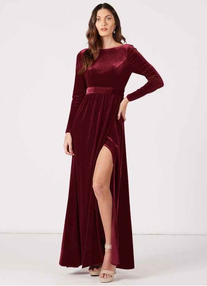Pawzc Brynn Velvet Dress Pawzc Brynn Velvet Dress