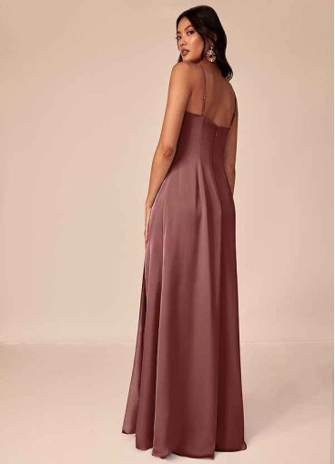 Pawzc Briza Stretch Satin Dress