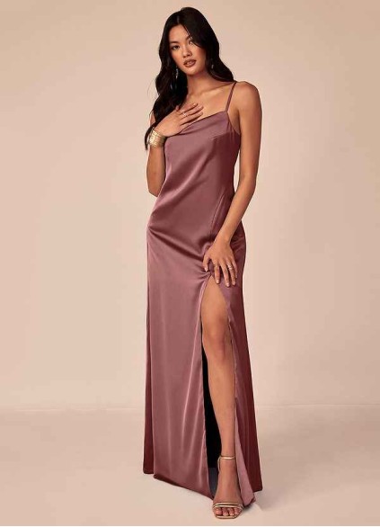 Pawzc Briza Stretch Satin Dress Pawzc Briza Stretch Satin Dress