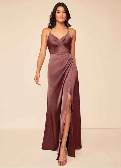 Pawzc Geanna Stretch Satin Dress
