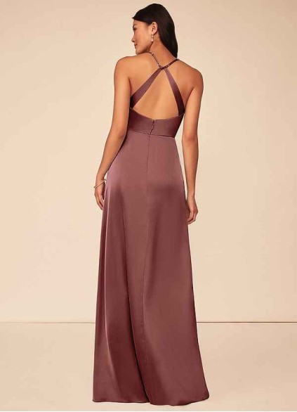 Pawzc Geanna Stretch Satin Dress
