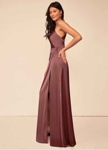 Pawzc Geanna Stretch Satin Dress