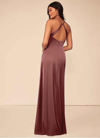 Pawzc Geanna Stretch Satin Dress