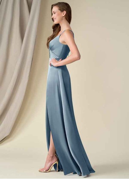 Pawzc Dalilah Stretch Satin Dress