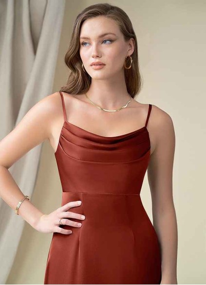 Pawzc Esmee Stretch Satin Dress