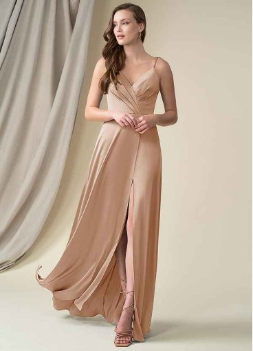Pawzc Madaleine Stretch Satin Dress