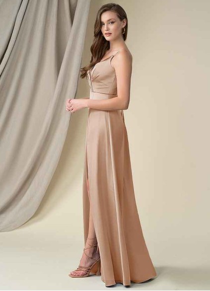 Pawzc Madaleine Stretch Satin Dress Pawzc Madaleine Stretch Satin Dress