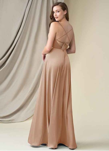 Pawzc Madaleine Stretch Satin Dress Pawzc Madaleine Stretch Satin Dress
