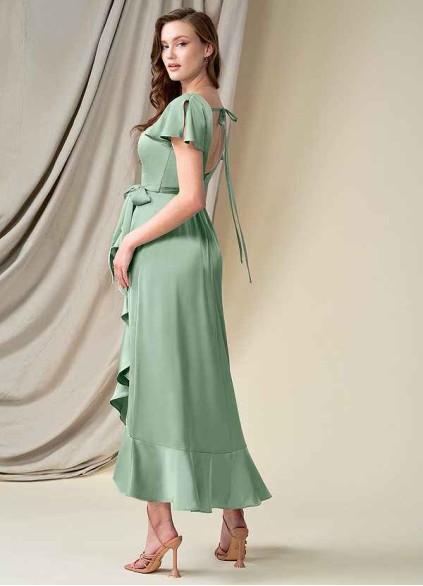 Pawzc Lexis Stretch Satin Dress Pawzc Lexis Stretch Satin Dress