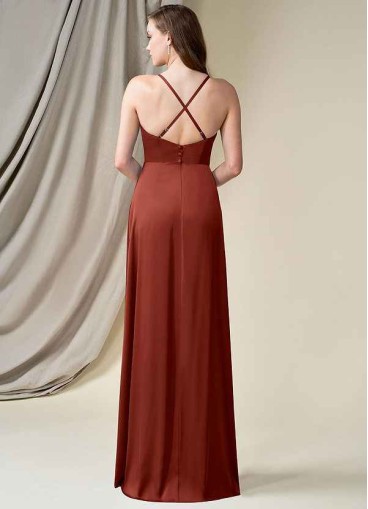 Pawzc Naomie Stretch Satin Dress