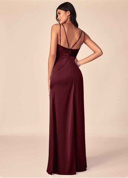 Pawzc Aqua Stretch Satin Dress Pawzc Aqua Stretch Satin Dress