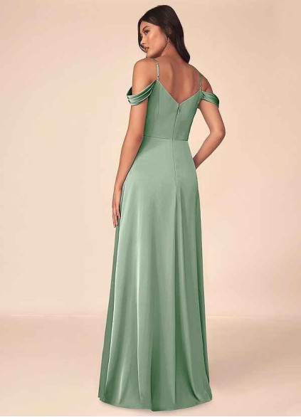 Pawzc Ocean Stretch Satin Dress Pawzc Ocean Stretch Satin Dress