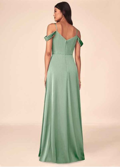 Pawzc Ocean Stretch Satin Dress Pawzc Ocean Stretch Satin Dress