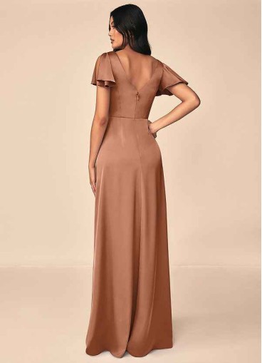 Pawzc Soren Stretch Satin Dress