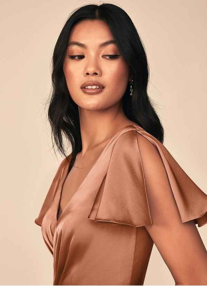 Pawzc Soren Stretch Satin Dress Pawzc Soren Stretch Satin Dress