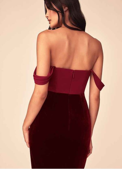 Pawzc Nori Velvet Dress Pawzc Nori Velvet Dress