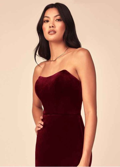 Pawzc Nereda Velvet Dress