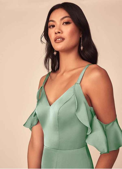 Pawzc Andie Stretch Satin Dress Pawzc Andie Stretch Satin Dress