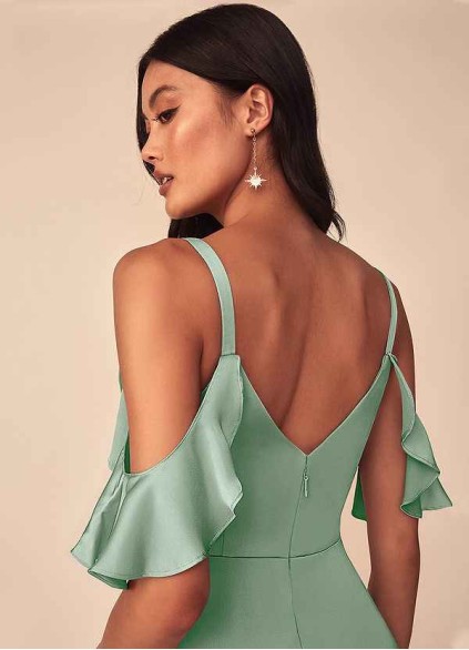 Pawzc Andie Stretch Satin Dress Pawzc Andie Stretch Satin Dress