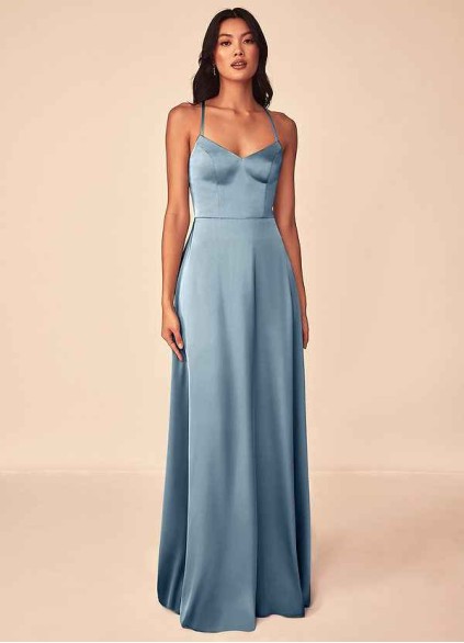 Pawzc Mei Stretch Satin Dress
