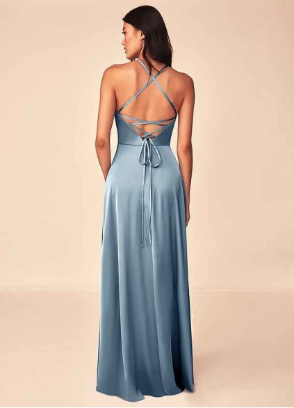 Pawzc Mei Stretch Satin Dress Pawzc Mei Stretch Satin Dress