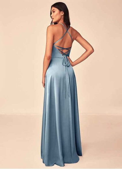 Pawzc Mei Stretch Satin Dress Pawzc Mei Stretch Satin Dress