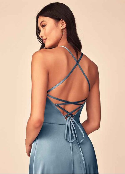 Pawzc Mei Stretch Satin Dress Pawzc Mei Stretch Satin Dress