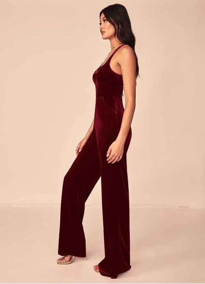Pawzc Emmette Velvet Jumpsuit Pawzc Emmette Velvet Jumpsuit