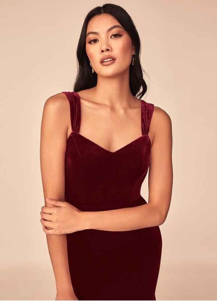 Pawzc Lanessa Velvet Dress Pawzc Lanessa Velvet Dress