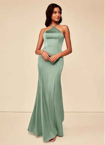 Pawzc Stacey Stretch Satin Dress