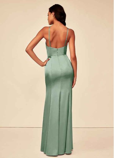 Pawzc Stacey Stretch Satin Dress