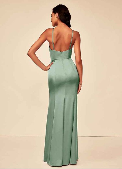 Pawzc Stacey Stretch Satin Dress