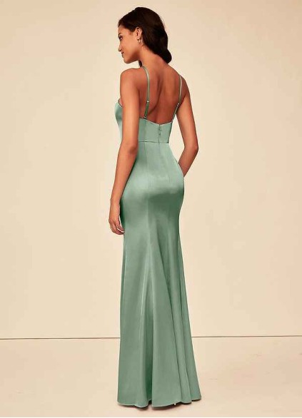 Pawzc Stacey Stretch Satin Dress