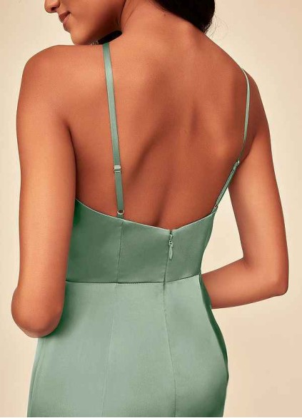Pawzc Stacey Stretch Satin Dress