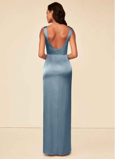 Pawzc Nessi Stretch Satin Dress