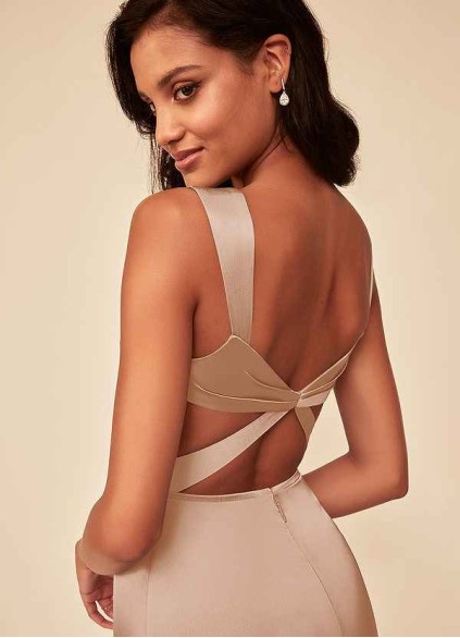 Pawzc Alexia Stretch Satin Dress Pawzc Alexia Stretch Satin Dress