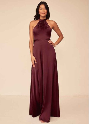 Pawzc Delmar Stretch Satin Dress